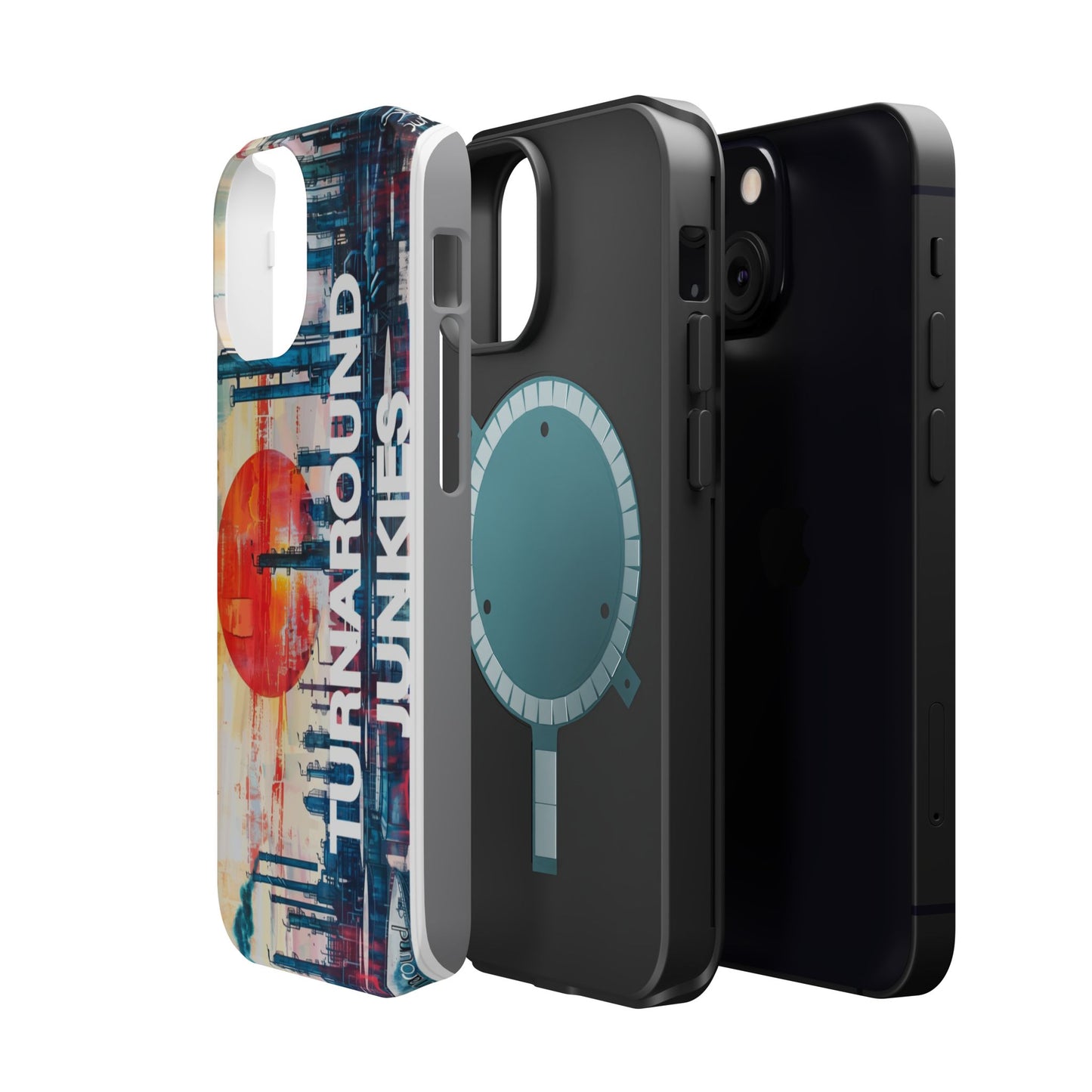Turnaround Junkies  Red Sun Rising Magnetic Tough Cases