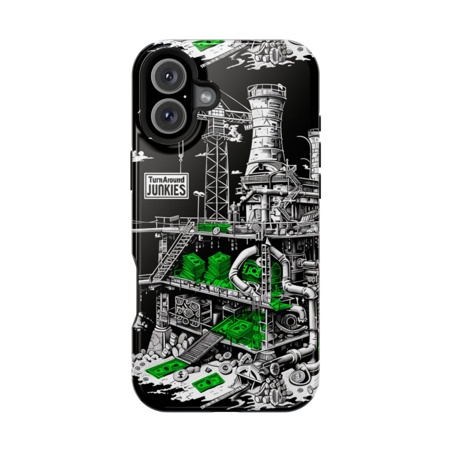 Turnaround Junkies "Stacks On Deck" Magnetic Tough Cases