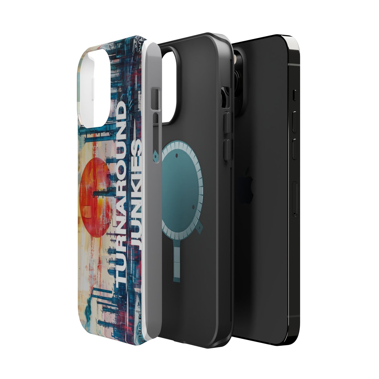 Turnaround Junkies  Red Sun Rising Magnetic Tough Cases