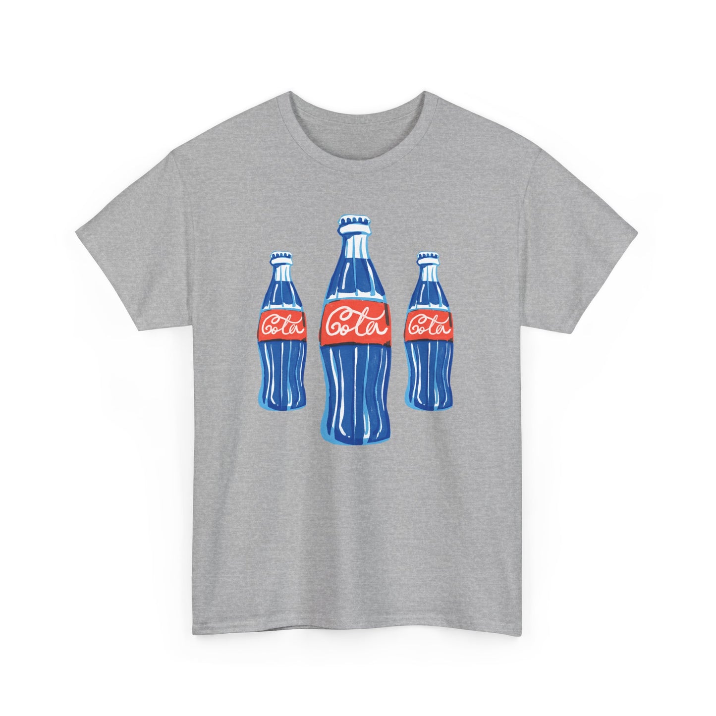 Coca Cola Retro Design Adult Heavy Cotton Tee