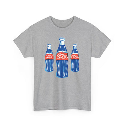 Coca Cola Retro Design Adult Heavy Cotton Tee