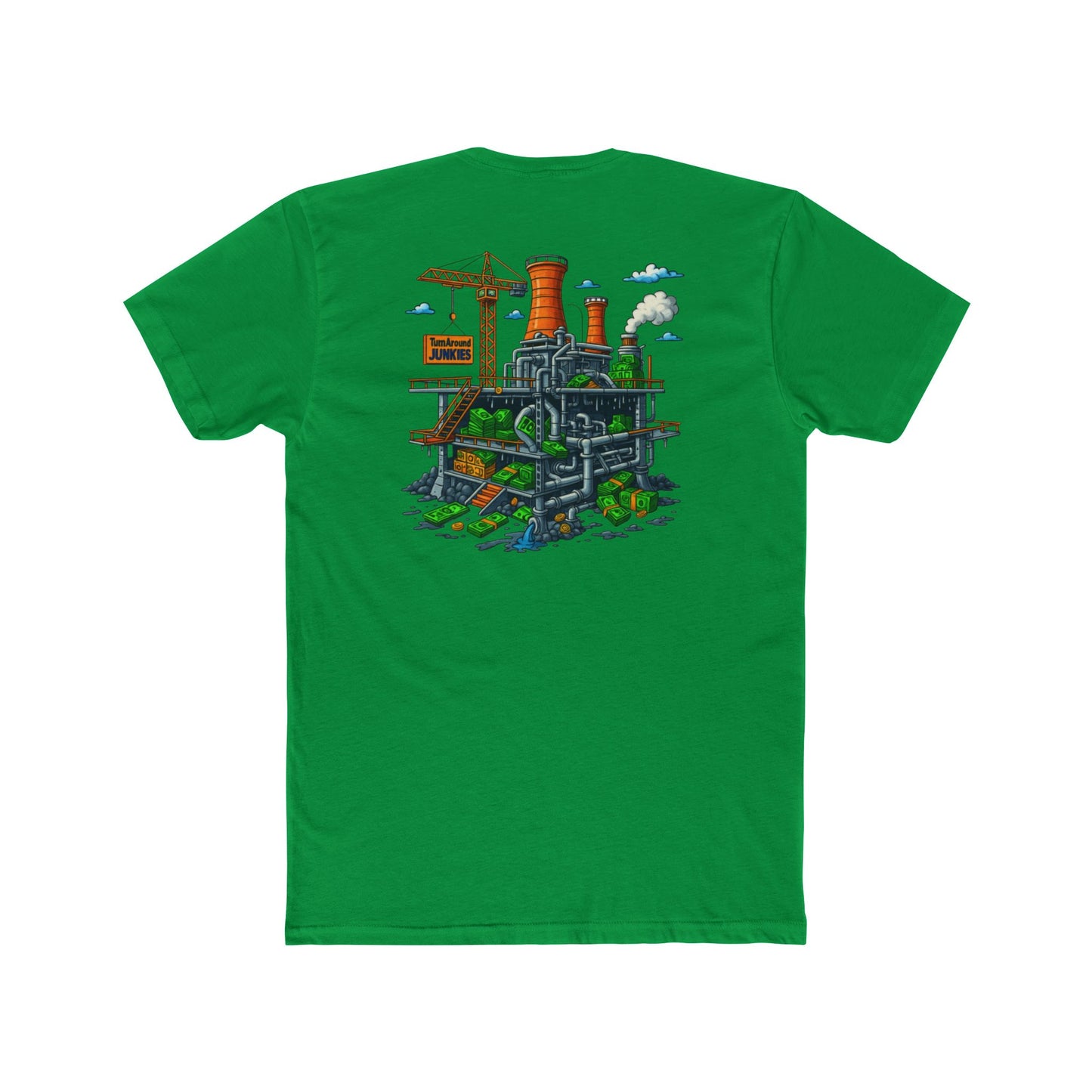 Turnaround Junkies "Stacks On Deck #2" Cotton Crew Tee