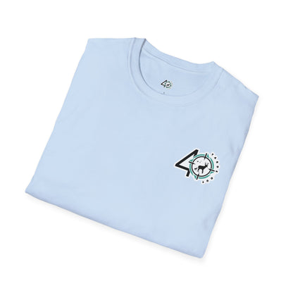 40 YARDS OUT Black Retriever Duck Watch Unisex Softstyle T-Shirt