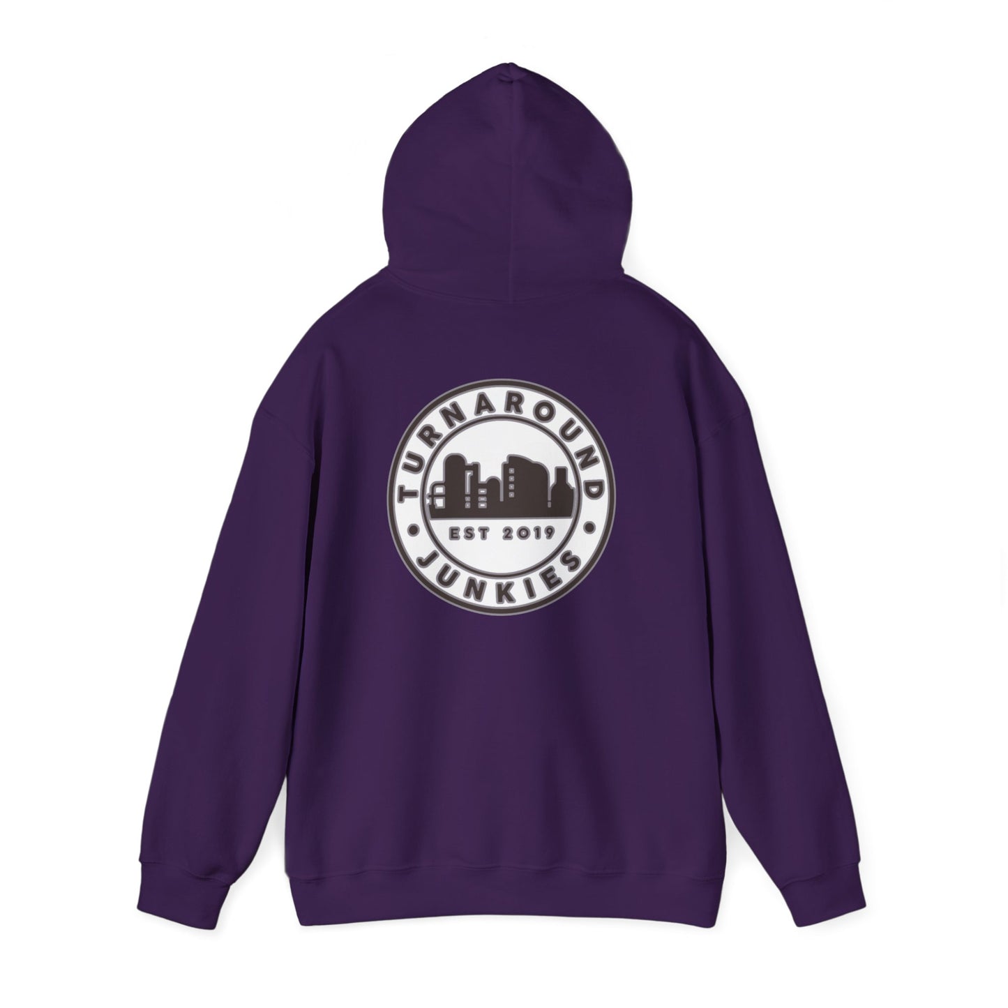 Turnaround Junkies Circle Logo Heavy Blend™ Hooded Sweatshirt