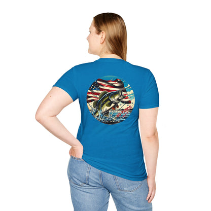 40 Yards Out American Bass Unisex Softstyle T-Shirt