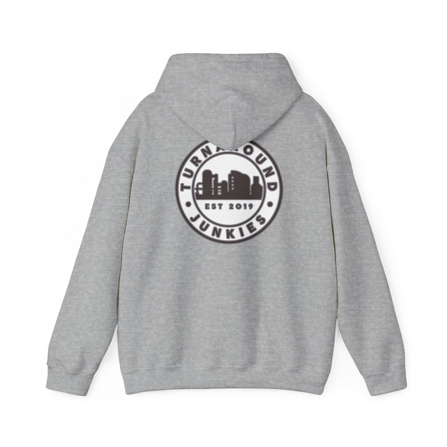 Turnaround Junkies Circle Logo Heavy Blend™ Hooded Sweatshirt