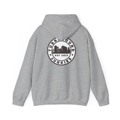 Turnaround Junkies Circle Logo Heavy Blend™ Hooded Sweatshirt