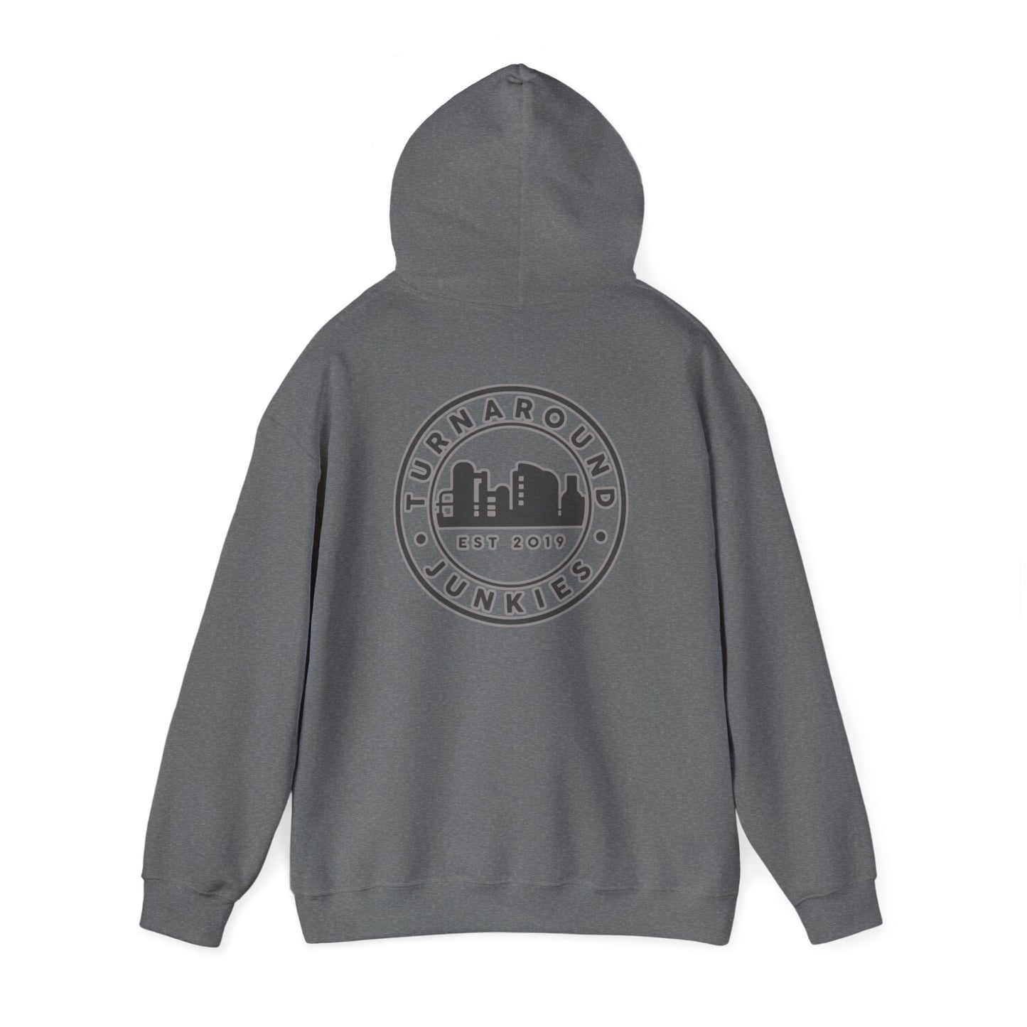 Turnaround Junkies Circle Logo Heavy Blend™ Hooded Sweatshirt
