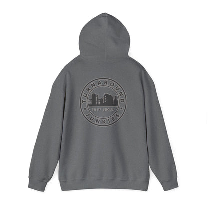 Turnaround Junkies Circle Logo Heavy Blend™ Hooded Sweatshirt