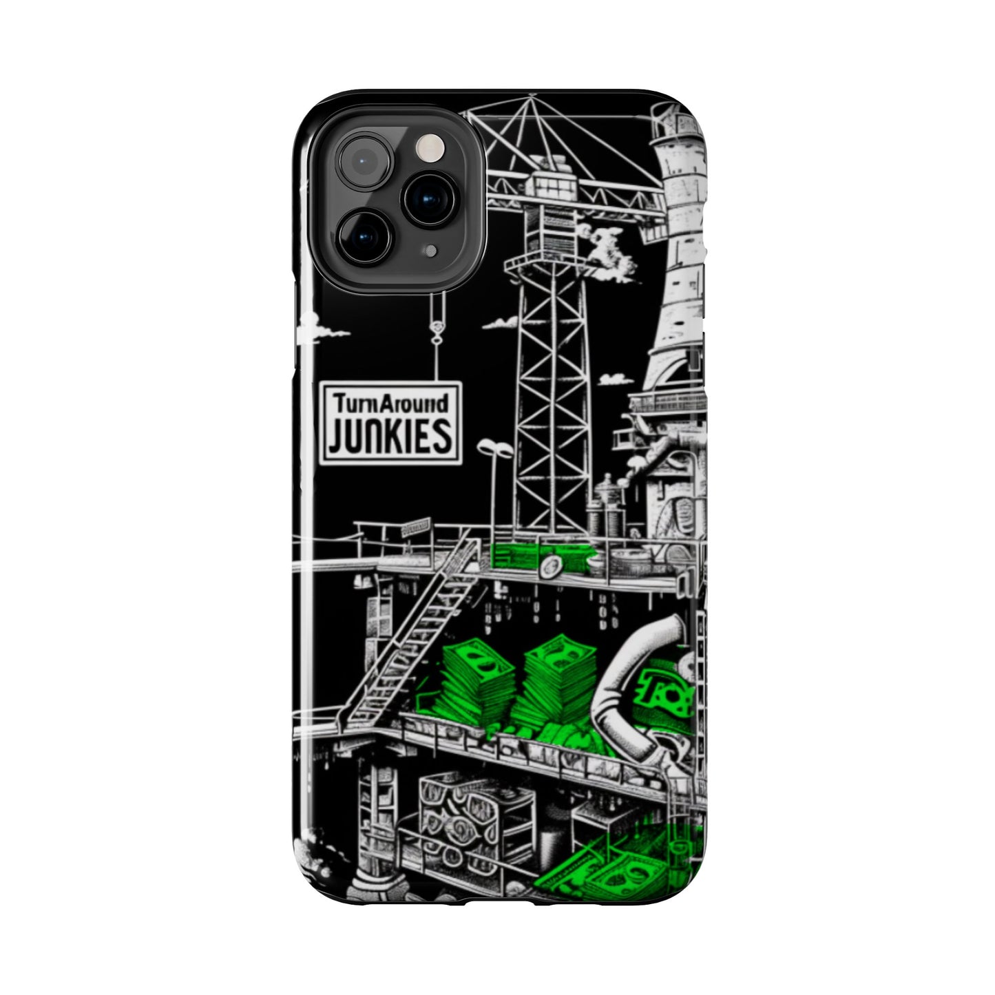 Turnaround Junkies "Stacks On Deck" Tough Phone Cases
