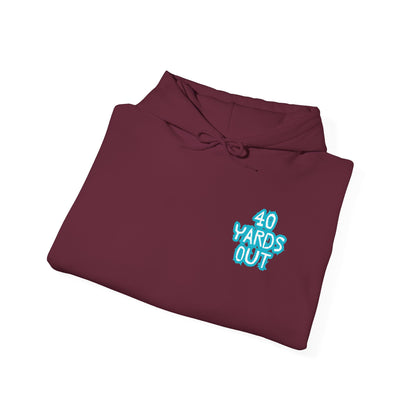 40 YARDS OUT Brand Productions Muddy Boar Heavy Blend™ Hooded Sweatshirt