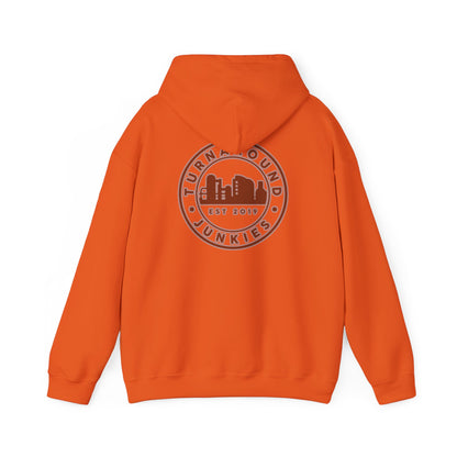 Turnaround Junkies Circle Logo Heavy Blend™ Hooded Sweatshirt