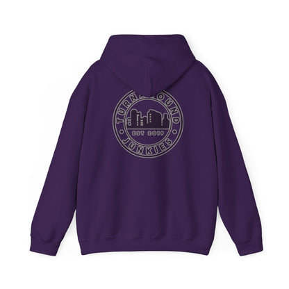 Turnaround Junkies Circle Logo Heavy Blend™ Hooded Sweatshirt