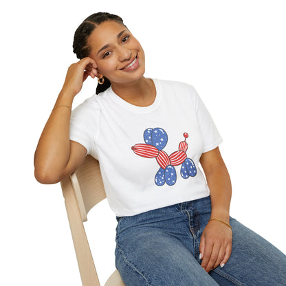 Adult USA Balloon Dog shirt