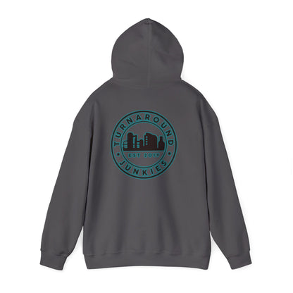 Turnaround Junkies Circle Logo Heavy Blend™ Hooded Sweatshirt