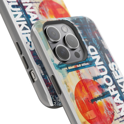 Turnaround Junkies  Red Sun Rising Magnetic Tough Cases