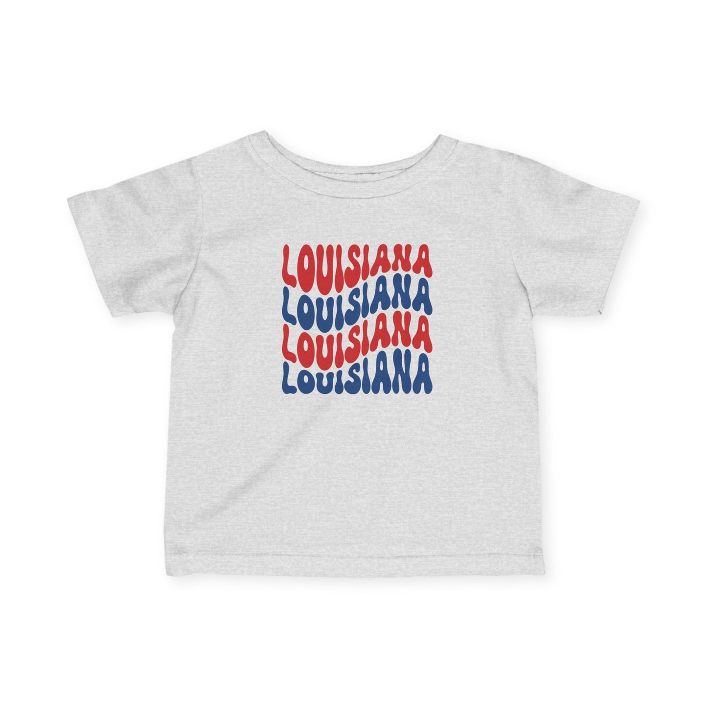 Infant Louisiana Red, White and Blue shirt