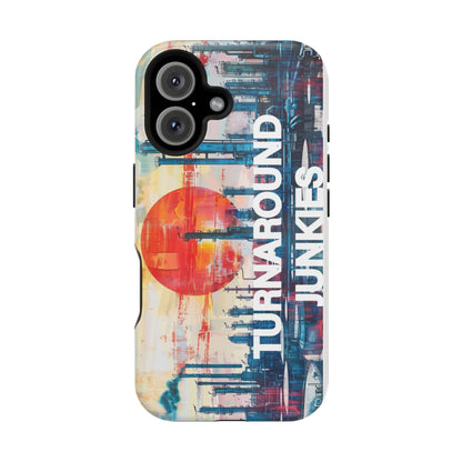 Turnaround Junkies  Red Sun Rising Magnetic Tough Cases