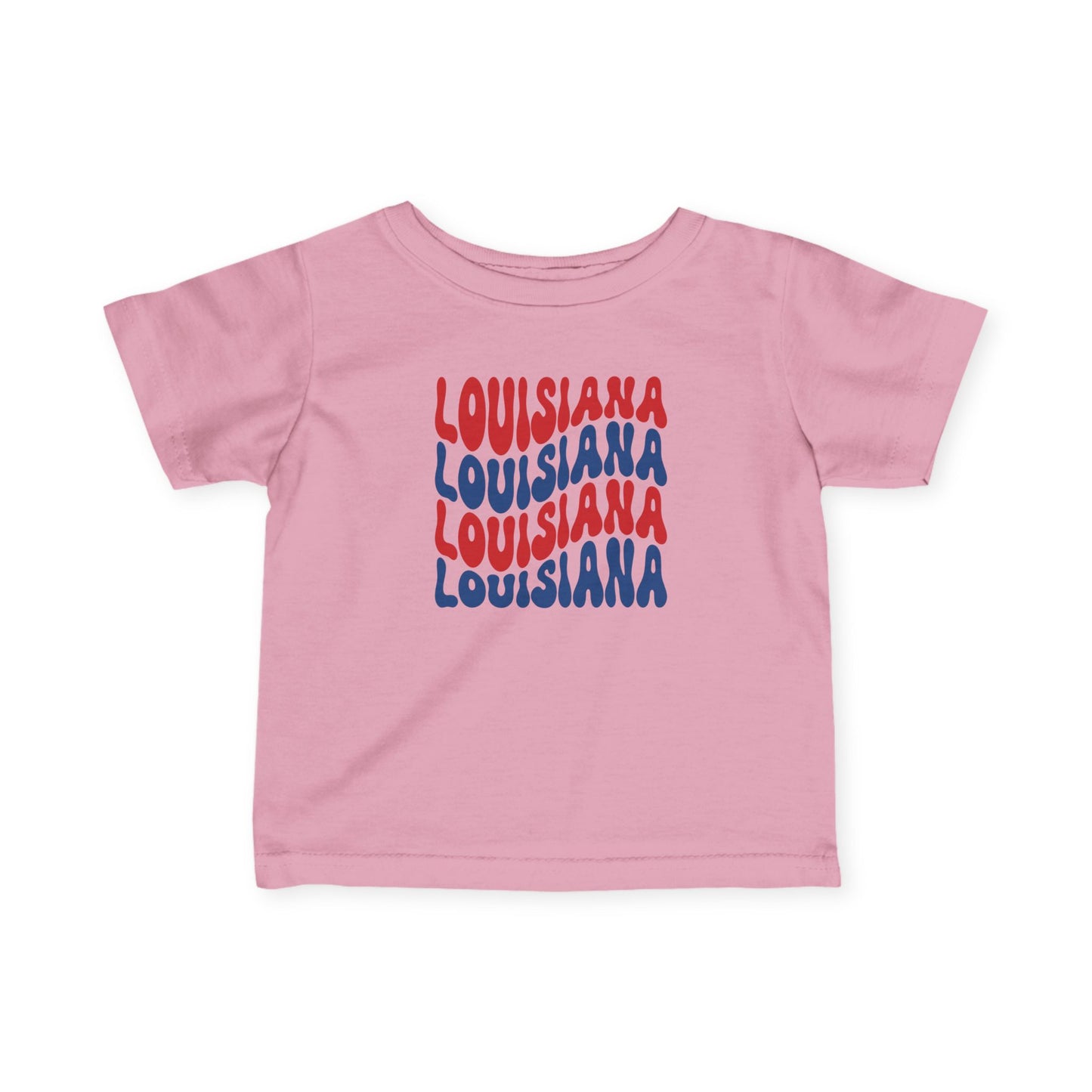 Infant Louisiana Red, White and Blue shirt