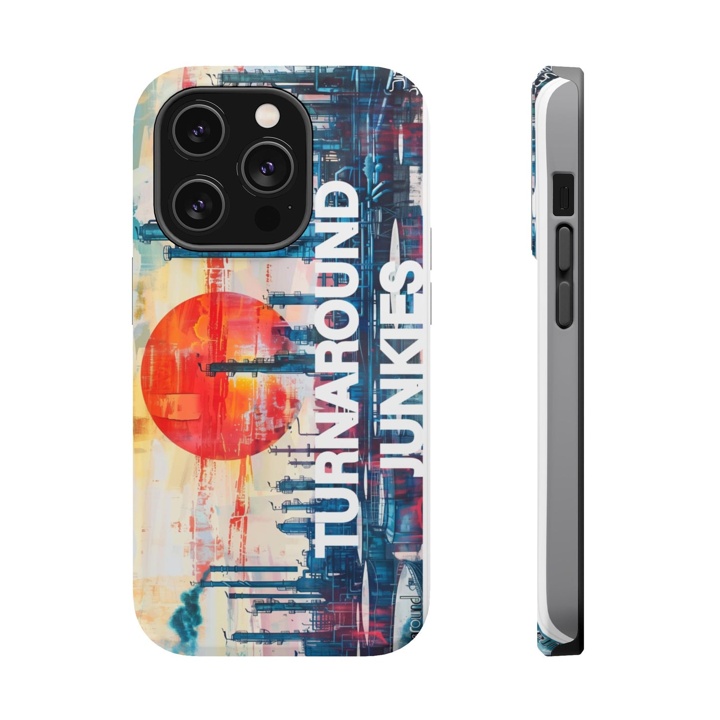 Turnaround Junkies  Red Sun Rising Magnetic Tough Cases