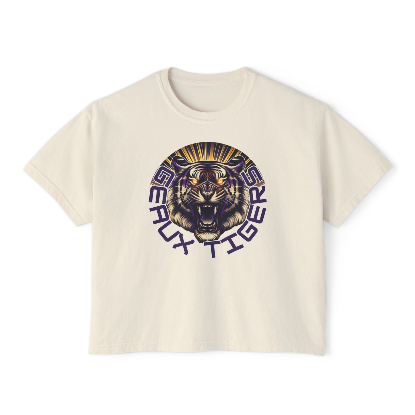 Tigers circle Women's Boxy Tee