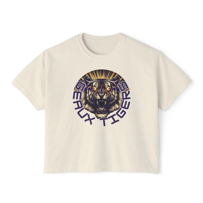 Tigers circle Women's Boxy Tee