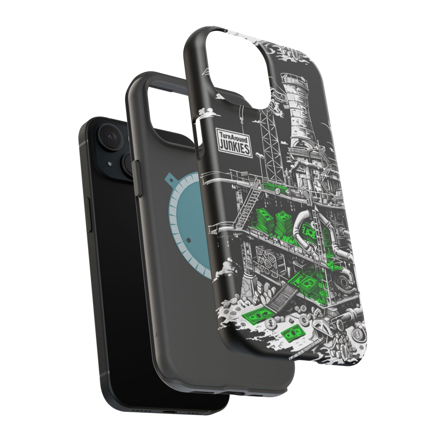 Turnaround Junkies "Stacks On Deck" Magnetic Tough Cases