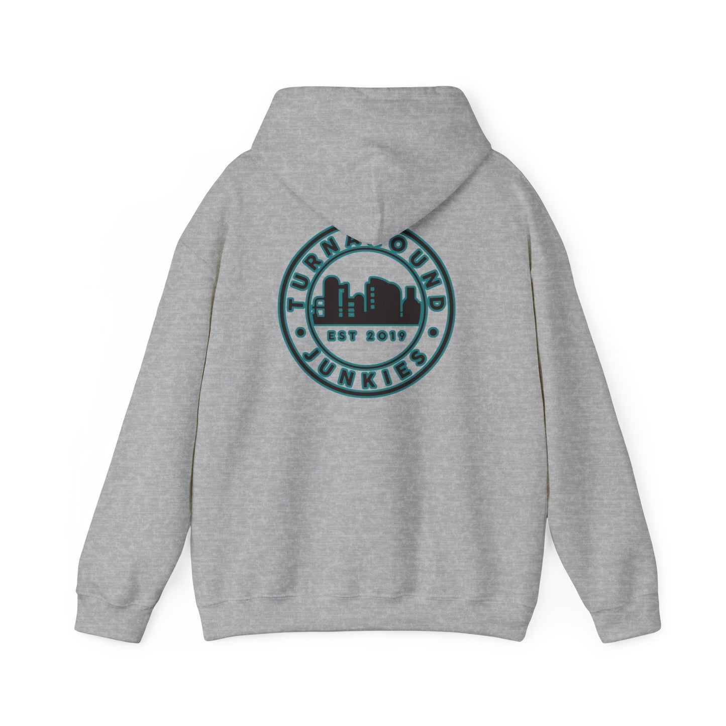 Turnaround Junkies Circle Logo Heavy Blend™ Hooded Sweatshirt