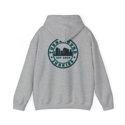 Turnaround Junkies Circle Logo Heavy Blend™ Hooded Sweatshirt