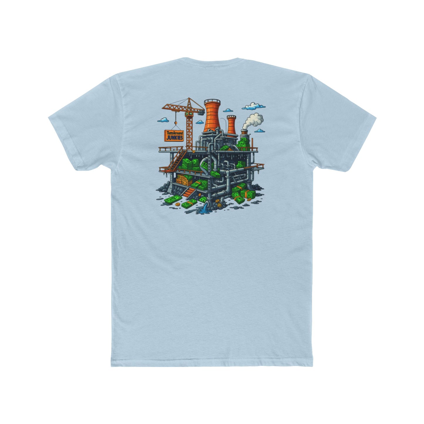 Turnaround Junkies "Stacks On Deck #2" Cotton Crew Tee