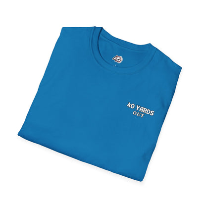 40 Yards Out American Bass Unisex Softstyle T-Shirt
