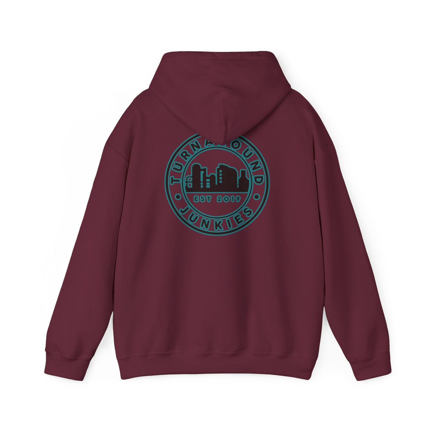 Turnaround Junkies Circle Logo Heavy Blend™ Hooded Sweatshirt