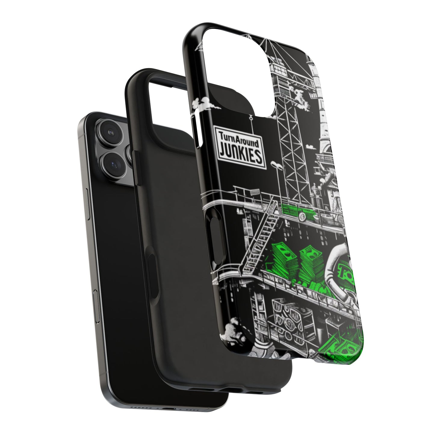 Turnaround Junkies "Stacks On Deck" Tough Phone Cases