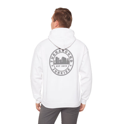 Turnaround Junkies Circle Logo Heavy Blend™ Hooded Sweatshirt
