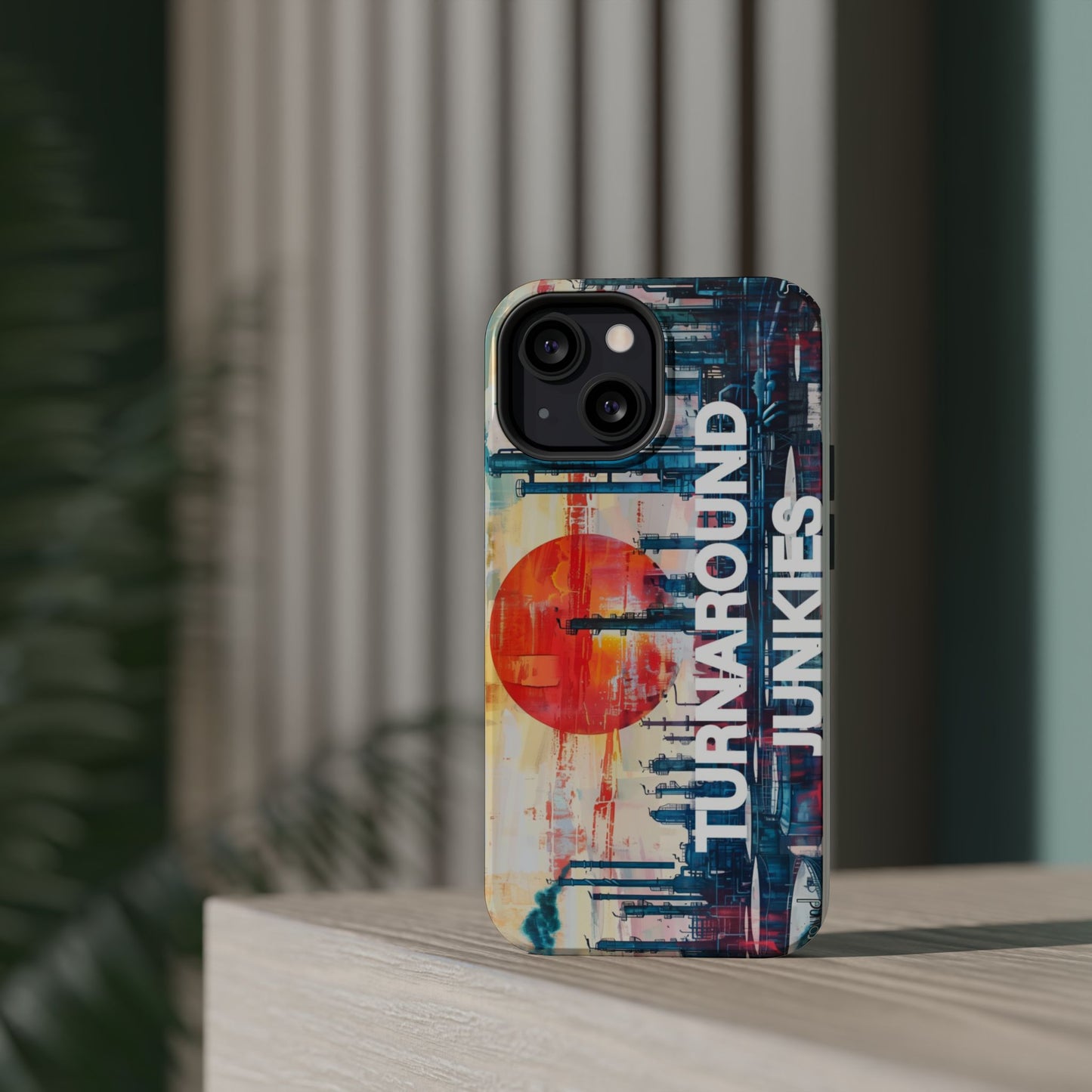 Turnaround Junkies  Red Sun Rising Magnetic Tough Cases