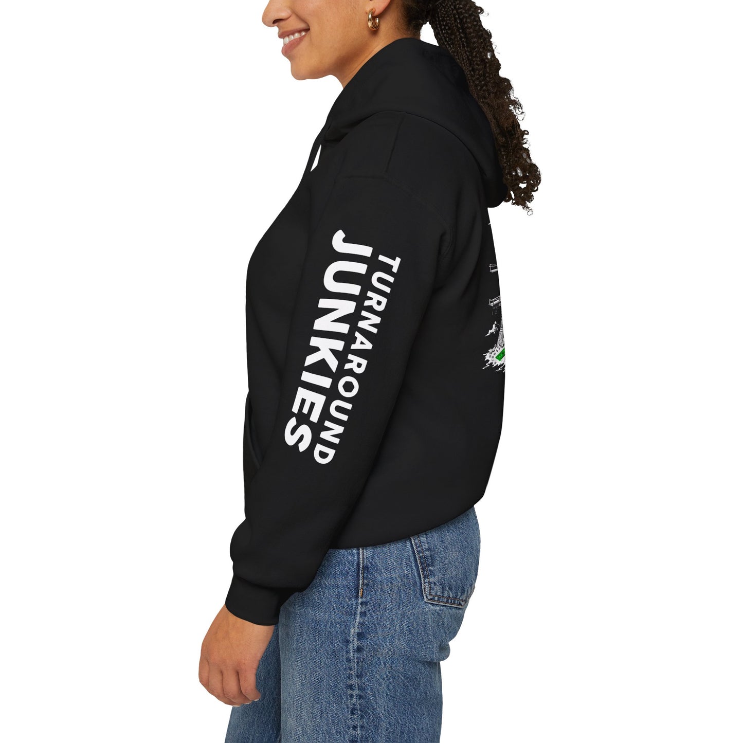 Turnaround Junkies "Stacks On Deck" Heavy Blend™ Hooded Sweatshirt