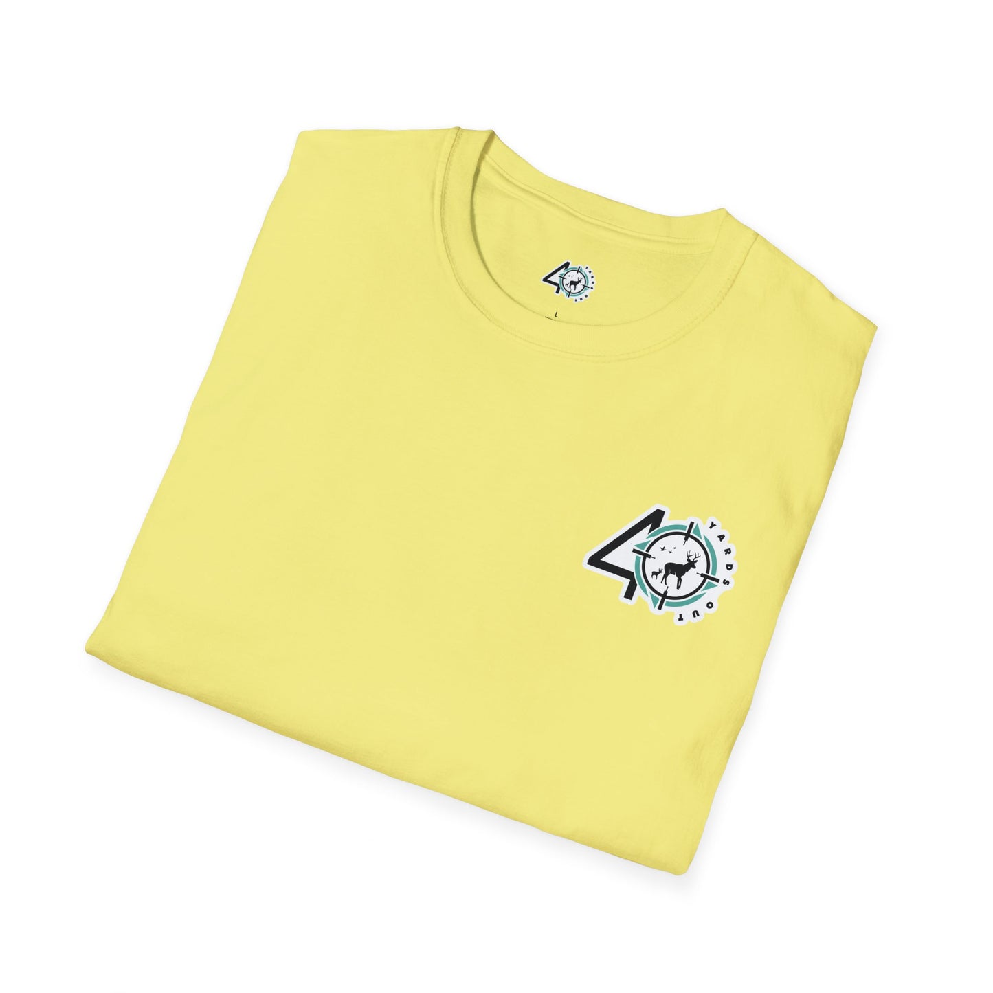 40 Yards Out Yellow Retriever Duck Watch Unisex Softstyle T-Shirt