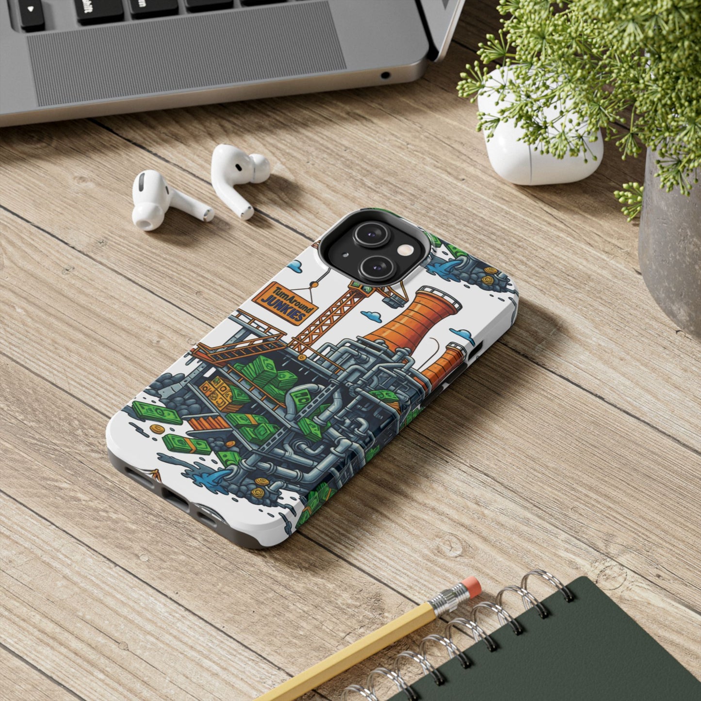 Turnaround Junkies "Stacks On Deck #2" Tough Phone Cases