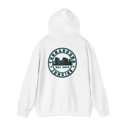 Turnaround Junkies Circle Logo Heavy Blend™ Hooded Sweatshirt