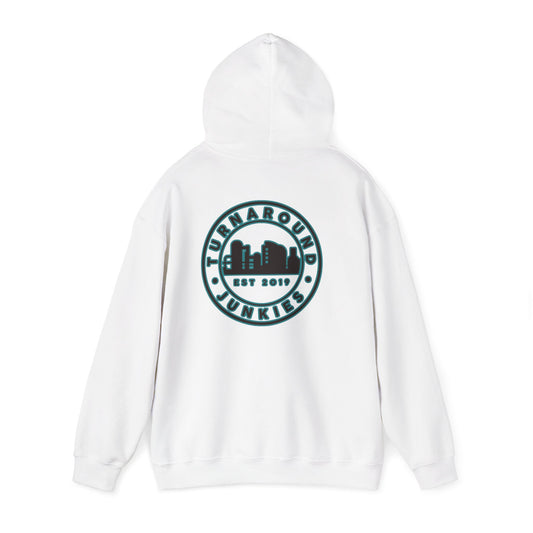 Turnaround Junkies Circle Logo Heavy Blend™ Hooded Sweatshirt