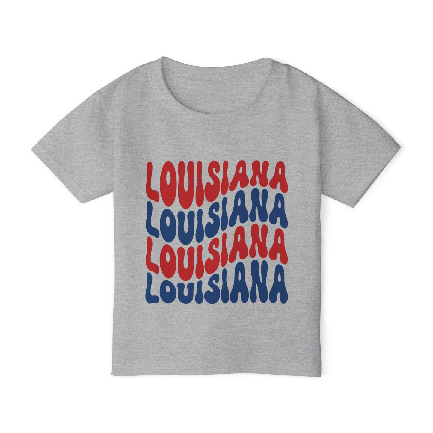 Toddler Louisiana Red White and Blue T-shirt
