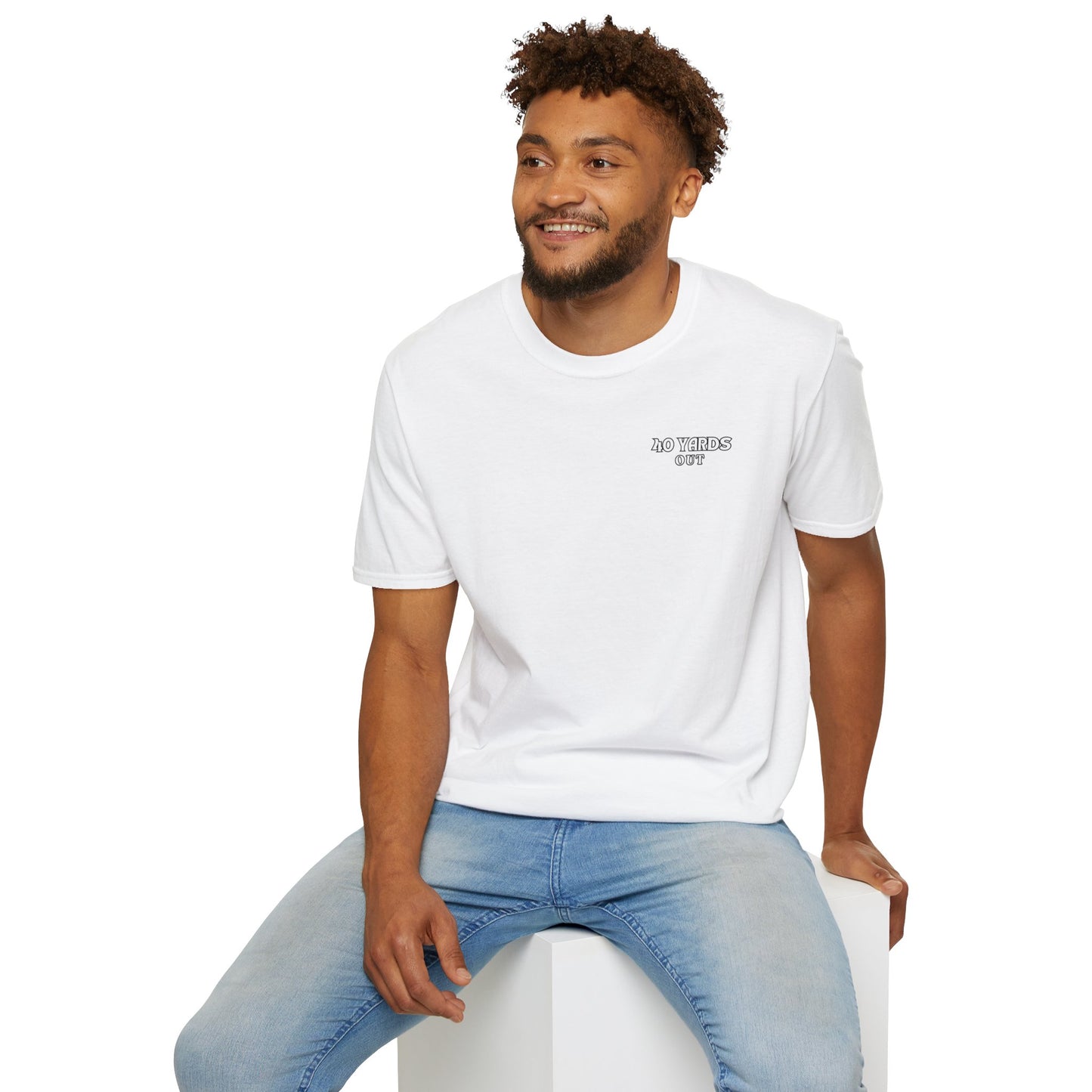 40 Yards Out American Bass Unisex Softstyle T-Shirt