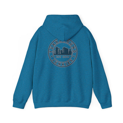 Turnaround Junkies Circle Logo Heavy Blend™ Hooded Sweatshirt