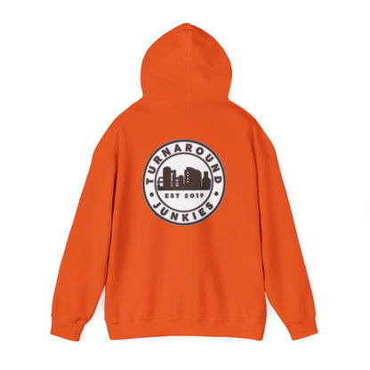 Turnaround Junkies Circle Logo Heavy Blend™ Hooded Sweatshirt