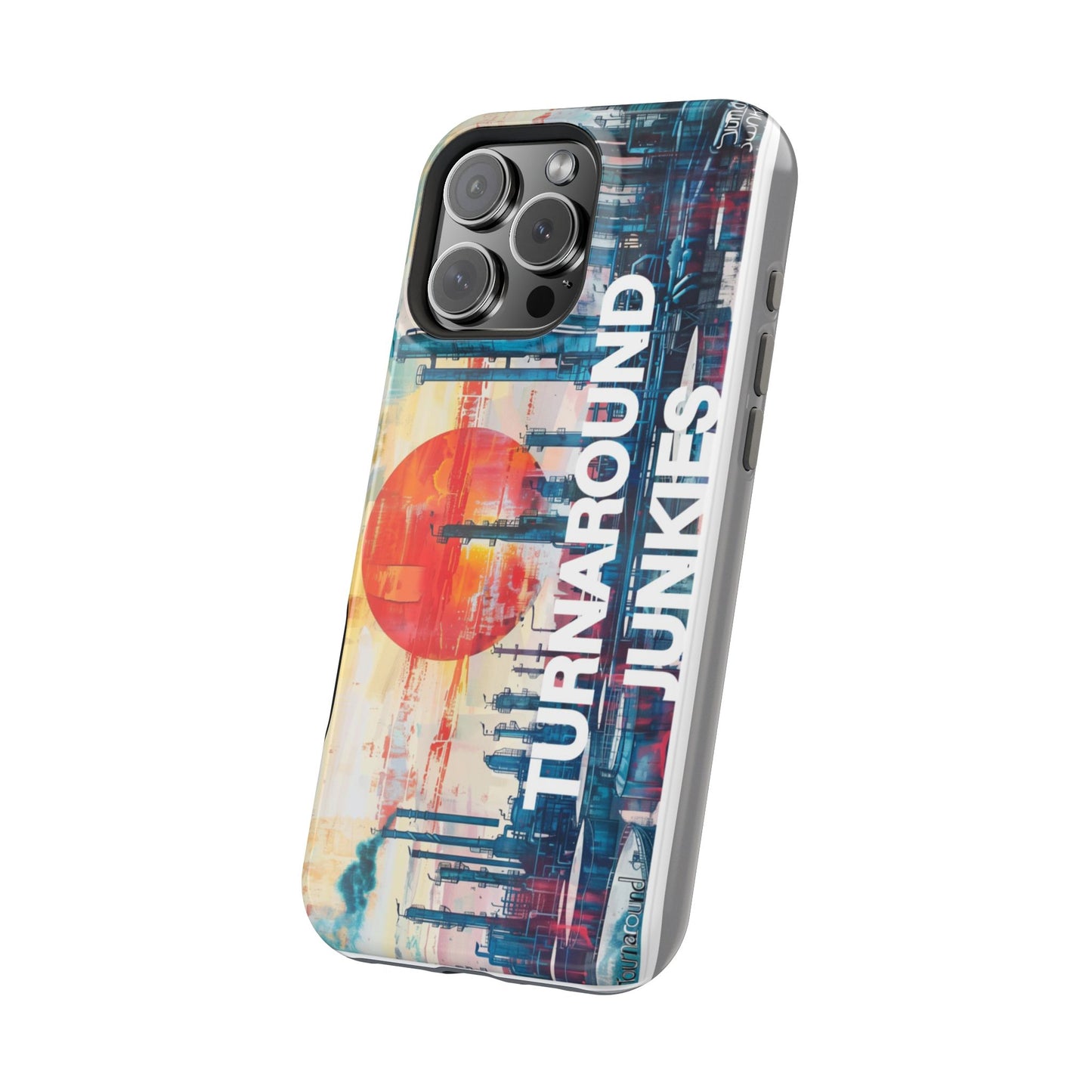 Turnaround Junkies  Red Sun Rising Magnetic Tough Cases