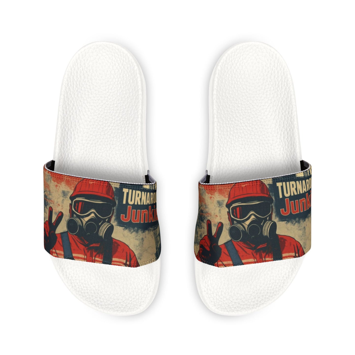 Turnaround Junkies Half-Face Mask Men's Removable-Strap Sandals