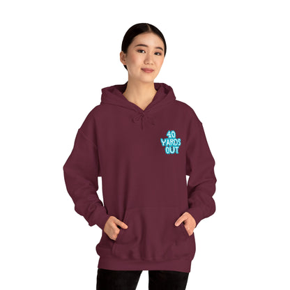 40 YARDS OUT Brand Productions Muddy Boar Heavy Blend™ Hooded Sweatshirt