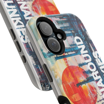 Turnaround Junkies  Red Sun Rising Magnetic Tough Cases