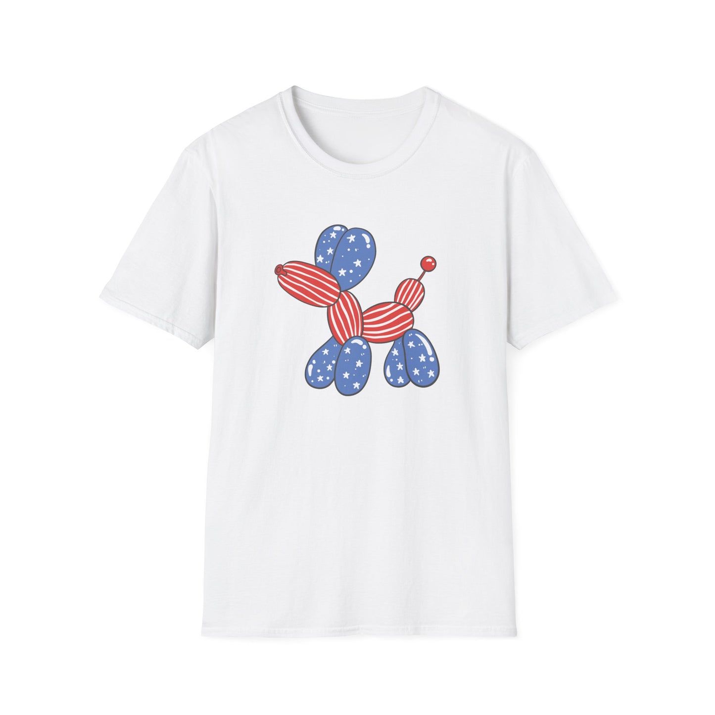 Adult USA Balloon Dog shirt