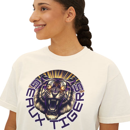 Tigers circle Women's Boxy Tee